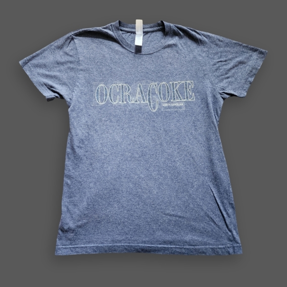 Blue Ocracoke Island Tee, Men's S - Picture 1 of 9